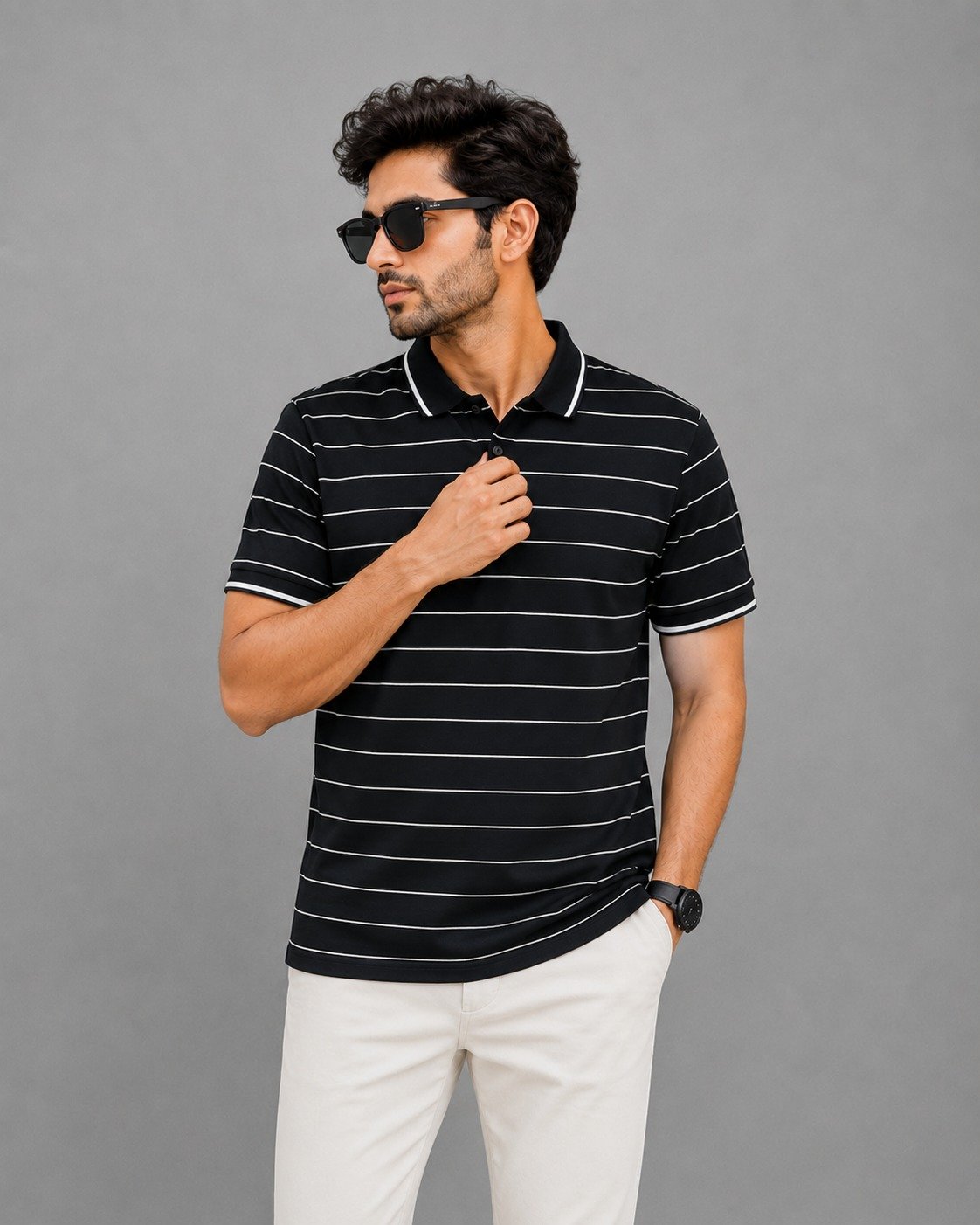 Indigo Weft Tee